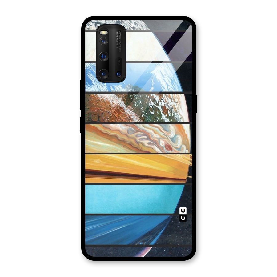 Earthly Design Glass Back Case for Vivo iQOO 3