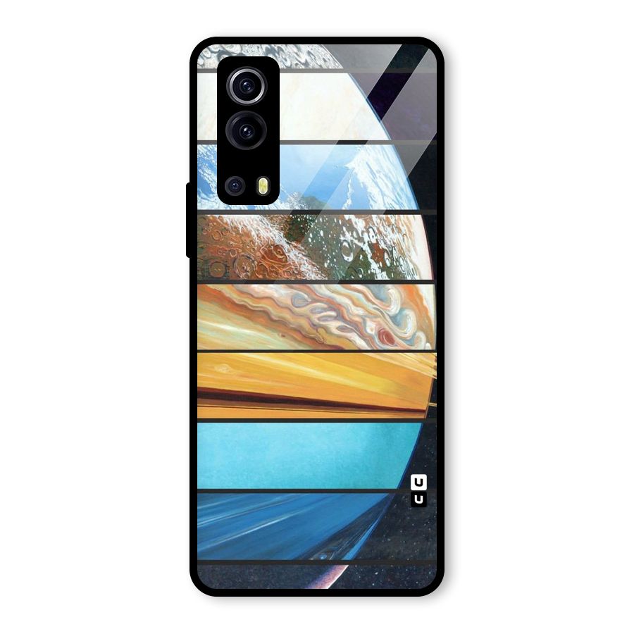 Earthly Design Glass Back Case for Vivo iQOO Z3