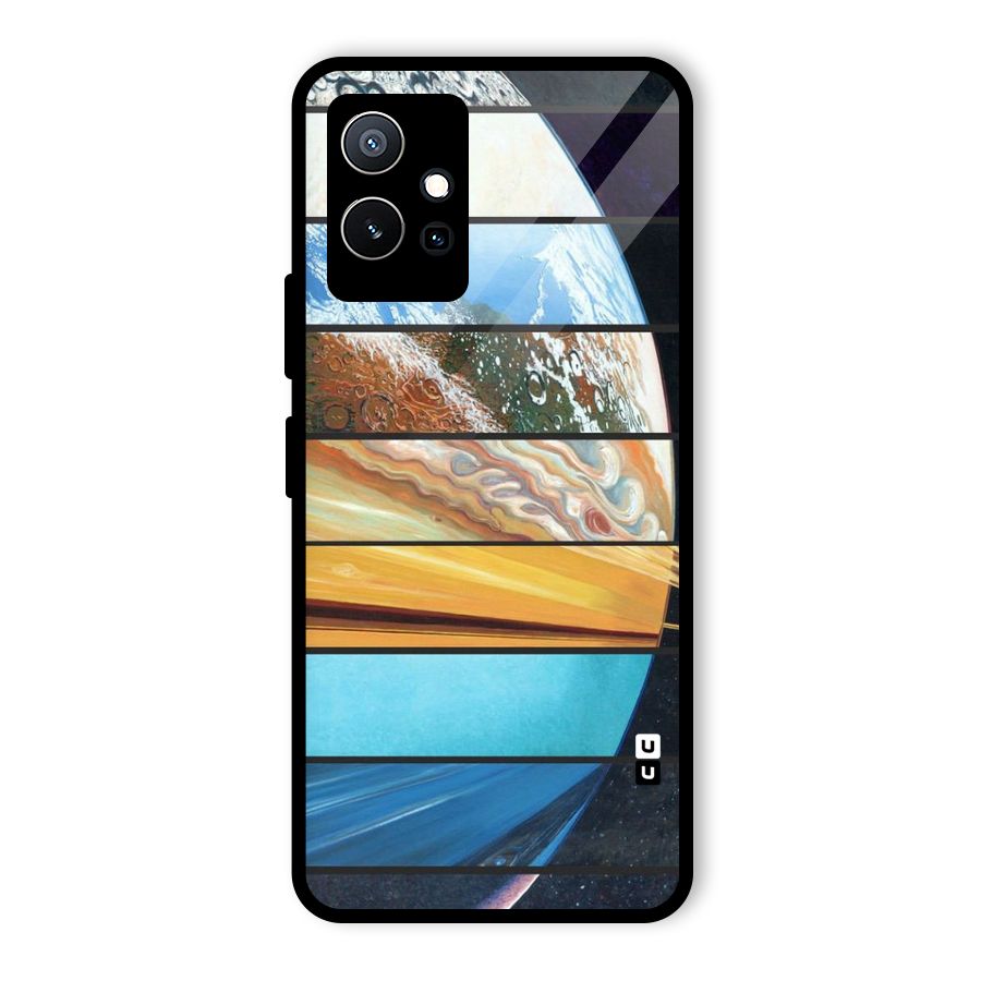 Earthly Design Glass Back Case for Vivo iQOO Z6