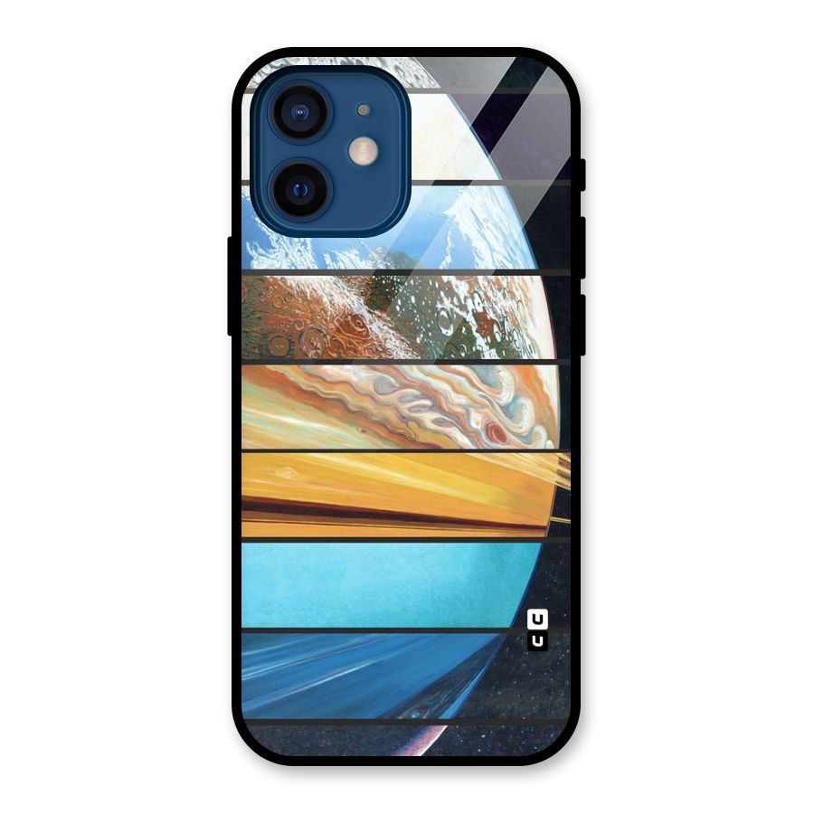 Earthly Design Glass Back Case for iPhone 12 Mini