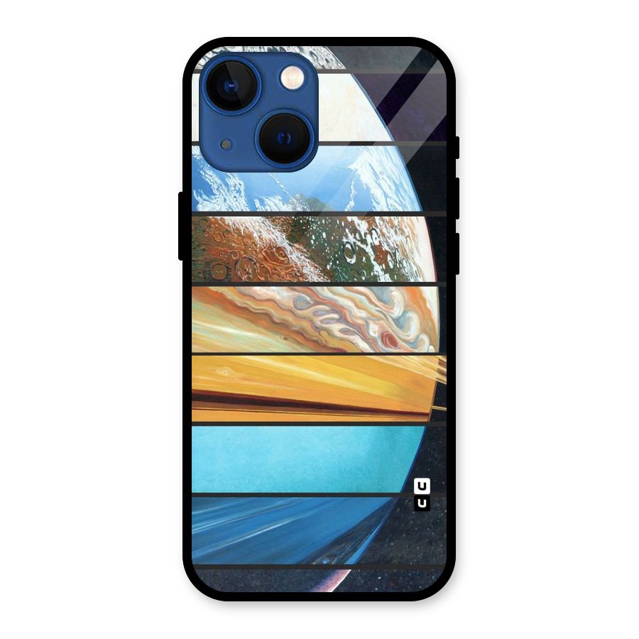 Earthly Design Glass Back Case for iPhone 13 Mini