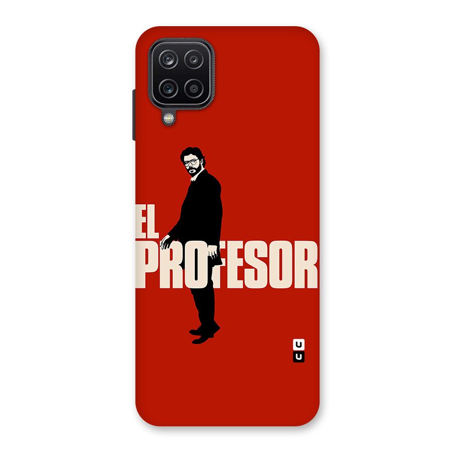 El Profesor Minimalist Back Case for Galaxy A12