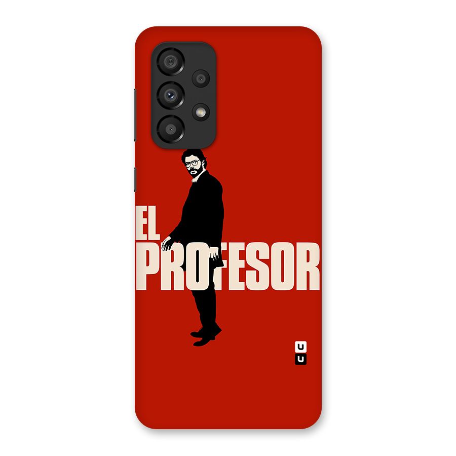El Profesor Minimalist Back Case for Galaxy A33 5G