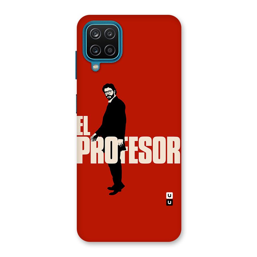 El Profesor Minimalist Back Case for Galaxy F12