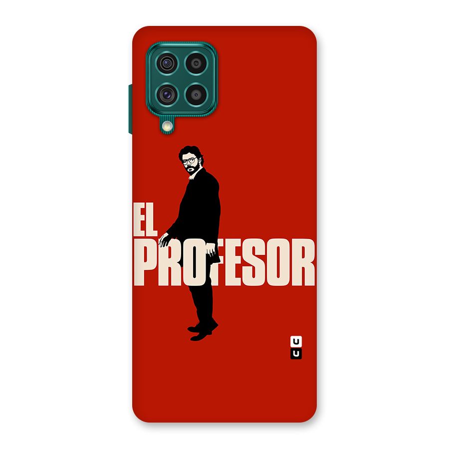 El Profesor Minimalist Back Case for Galaxy F62