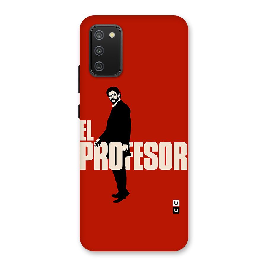 El Profesor Minimalist Back Case for Galaxy M02s