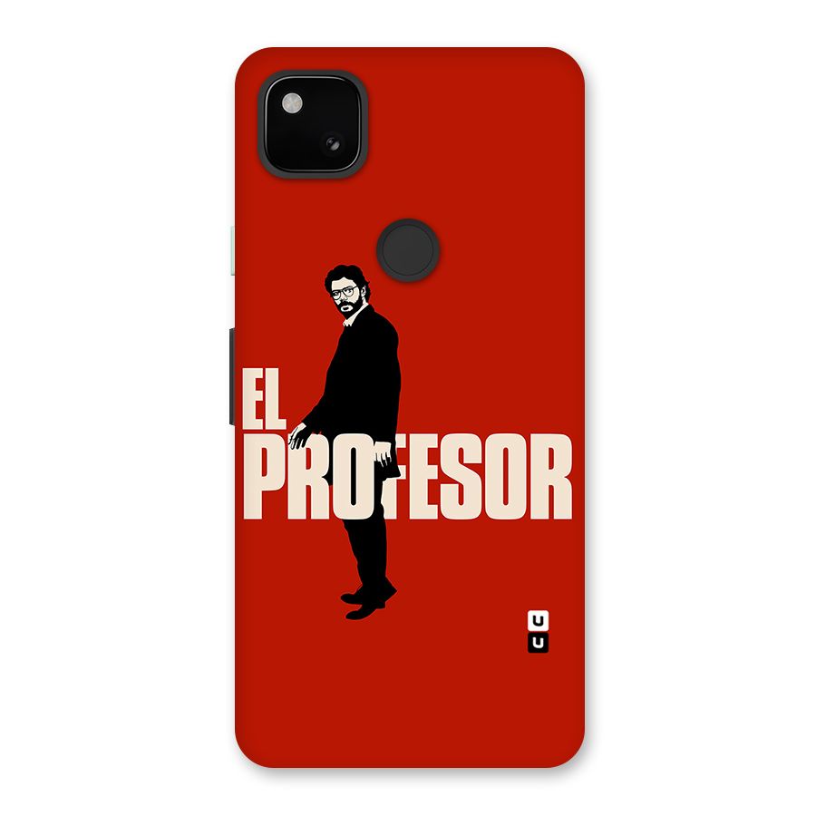 El Profesor Minimalist Back Case for Google Pixel 4a