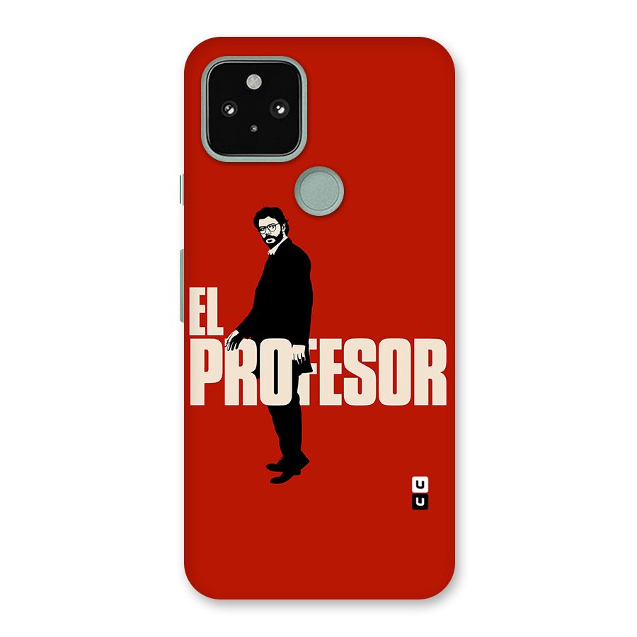 El Profesor Minimalist Back Case for Google Pixel 5