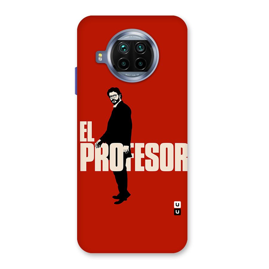El Profesor Minimalist Back Case for Mi 10i
