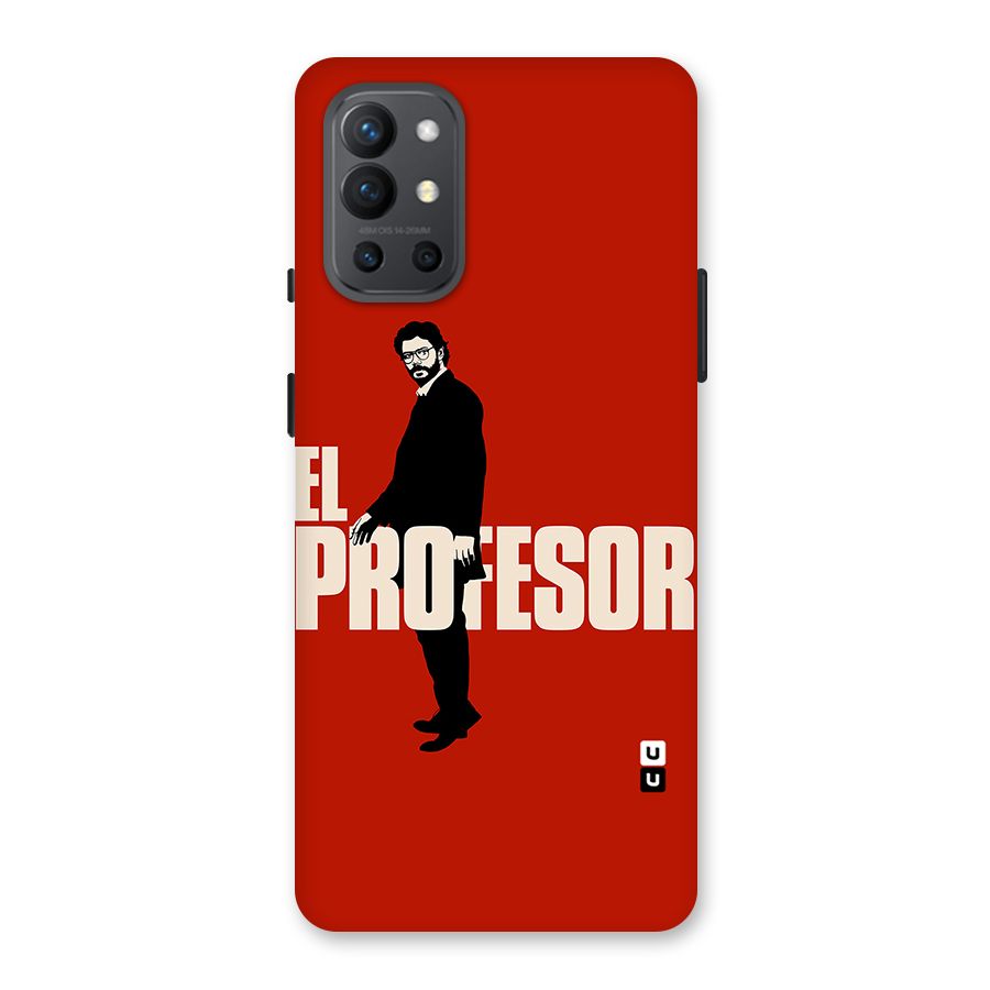 El Profesor Minimalist Back Case for OnePlus 9R