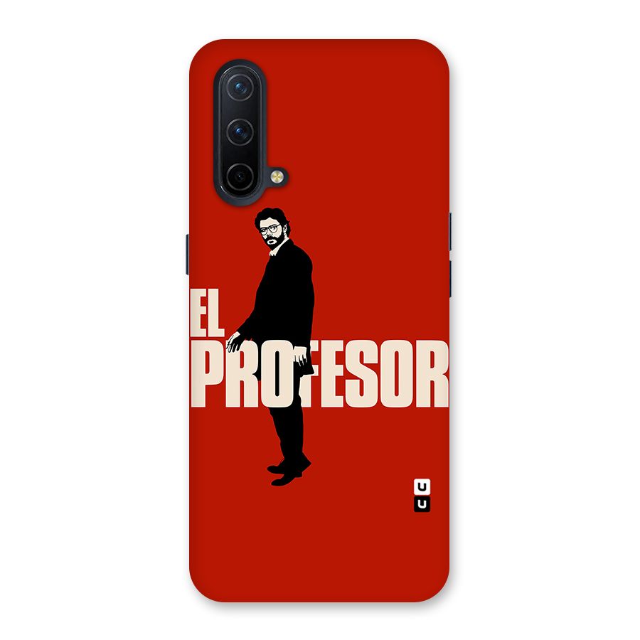 El Profesor Minimalist Back Case for OnePlus Nord CE 5G