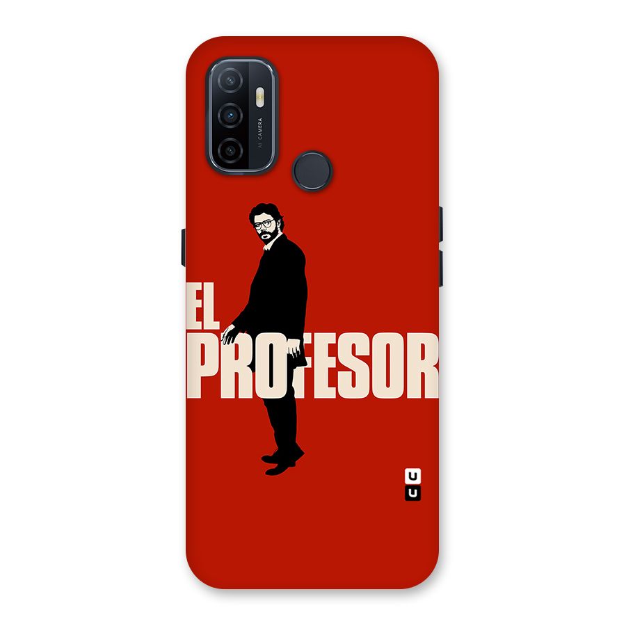 El Profesor Minimalist Back Case for Oppo A32