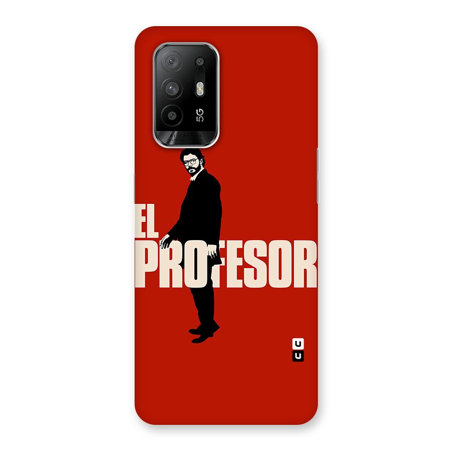 El Profesor Minimalist Back Case for Oppo F19 Pro Plus 5G