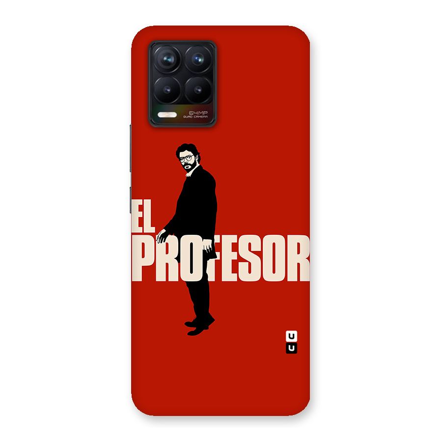 El Profesor Minimalist Back Case for Realme 8