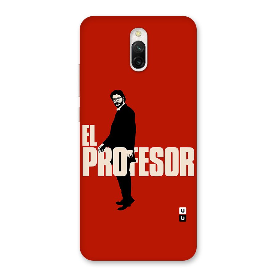 El Profesor Minimalist Back Case for Redmi 8A Dual