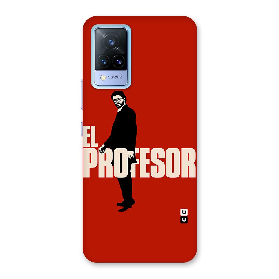 El Profesor Minimalist Back Case for Vivo V21 5G