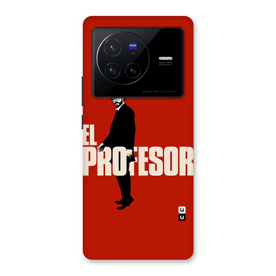 El Profesor Minimalist Back Case for Vivo X80
