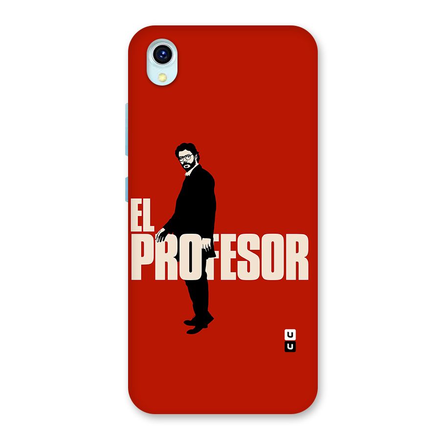 El Profesor Minimalist Back Case for Vivo Y1s
