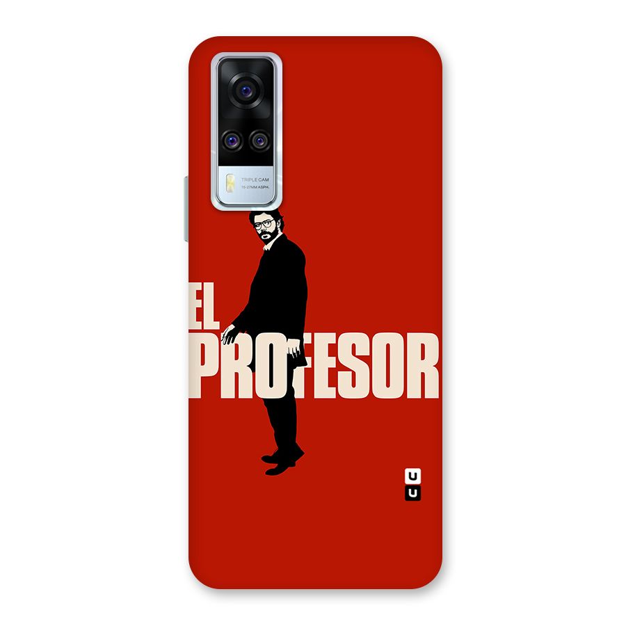 El Profesor Minimalist Back Case for Vivo Y31