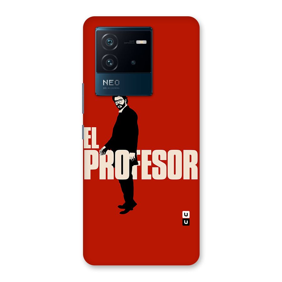 El Profesor Minimalist Back Case for Vivo iQOO Neo 6 5G
