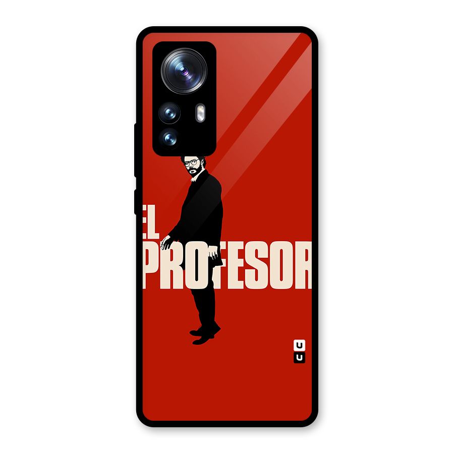 El Profesor Minimalist Glass Back Case for Xiaomi 12 Pro