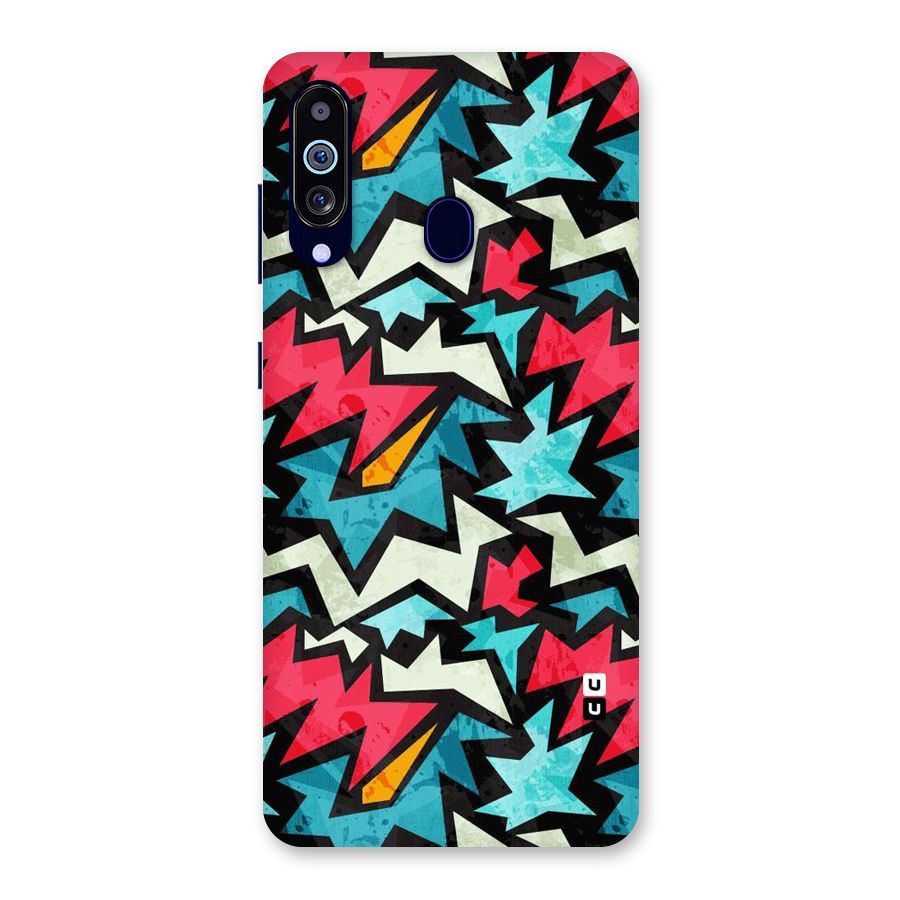 Electric Color Design Back Case for Galaxy A60