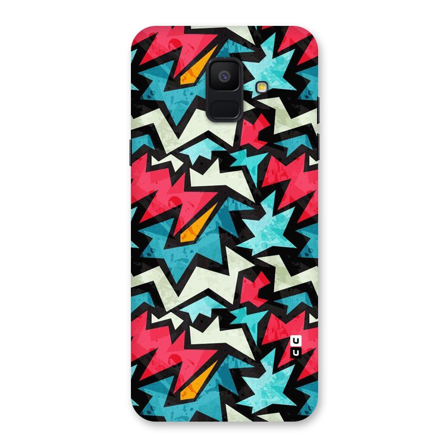 Electric Color Design Back Case for Galaxy A6 (2018)
