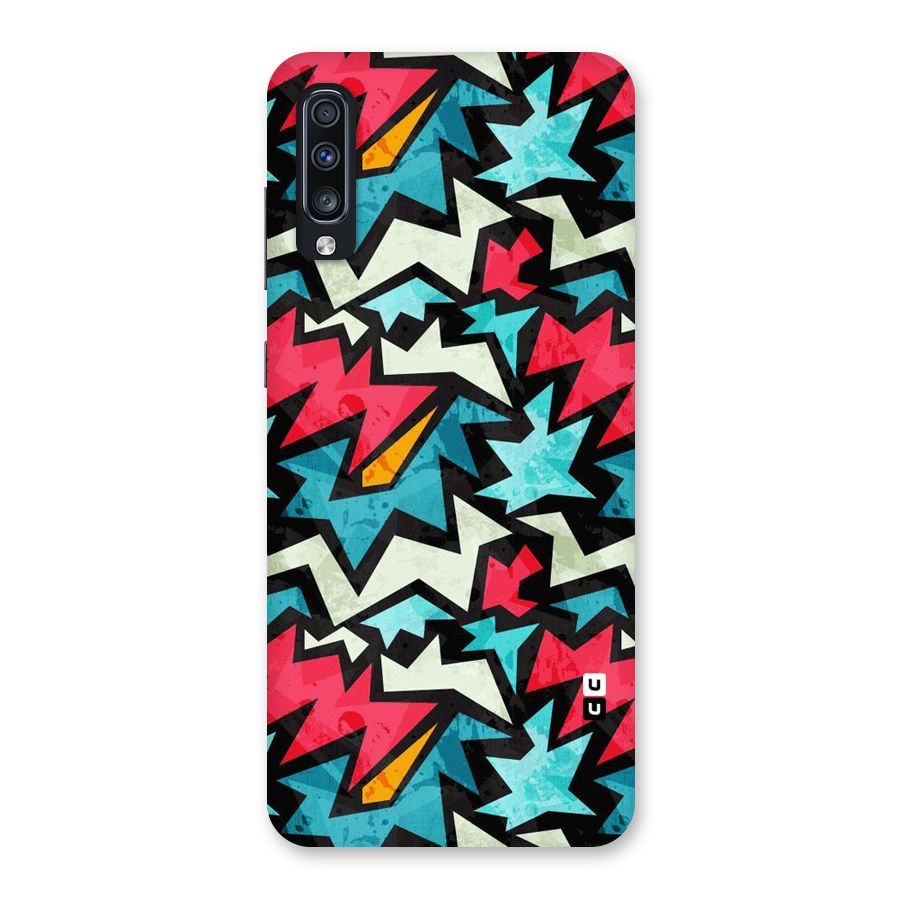 Electric Color Design Back Case for Galaxy A70