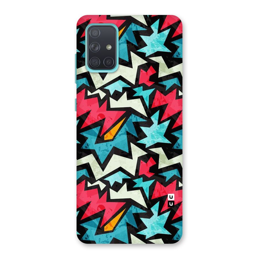 Electric Color Design Back Case for Galaxy A71
