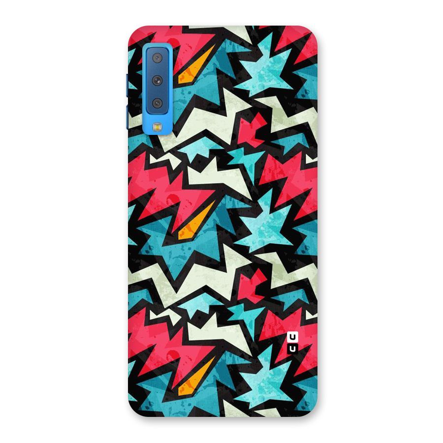 Electric Color Design Back Case for Galaxy A7 (2018)