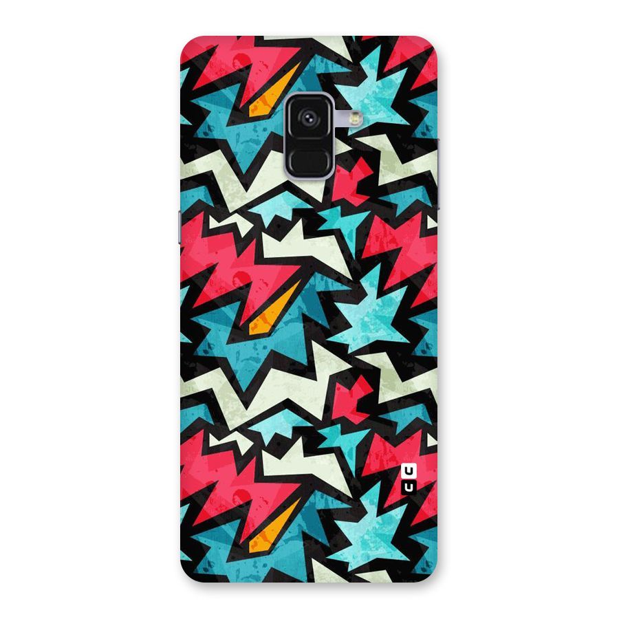Electric Color Design Back Case for Galaxy A8 Plus
