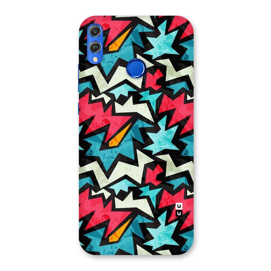 Electric Color Design Back Case for Honor 8X