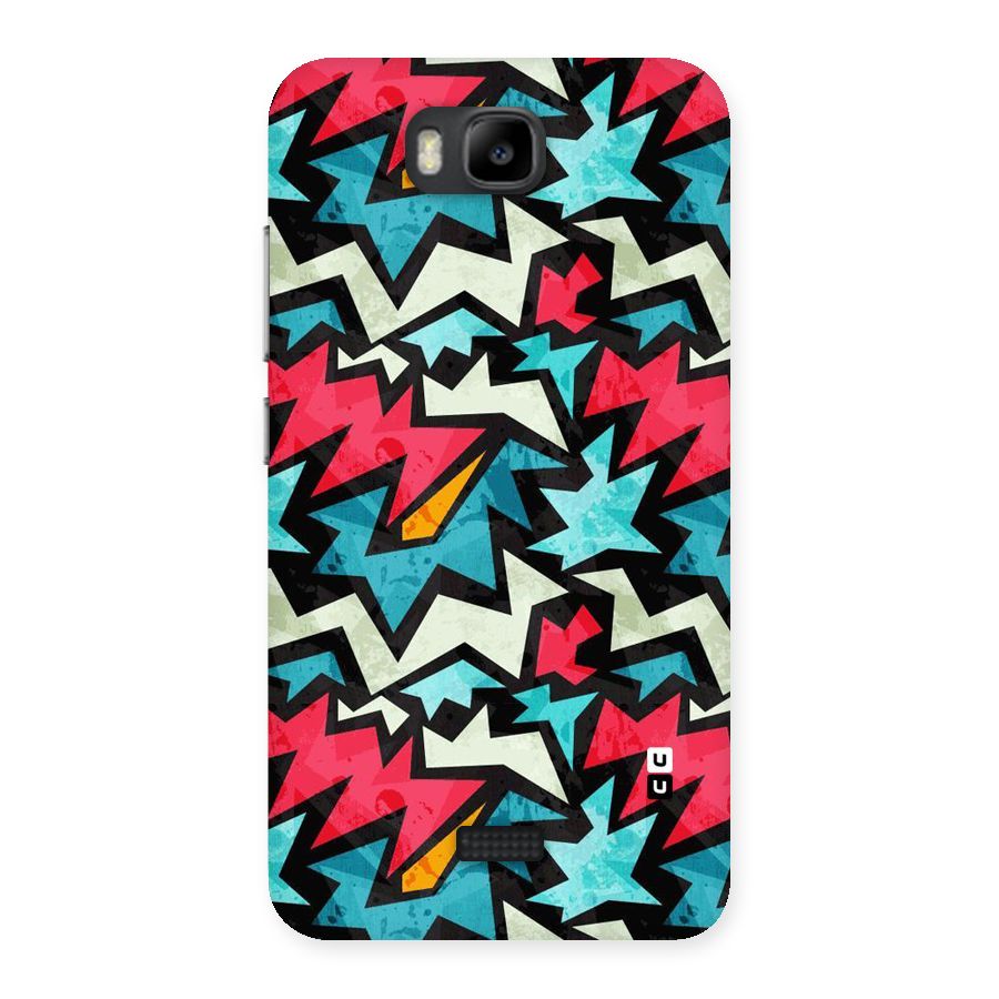 Electric Color Design Back Case for Honor Bee