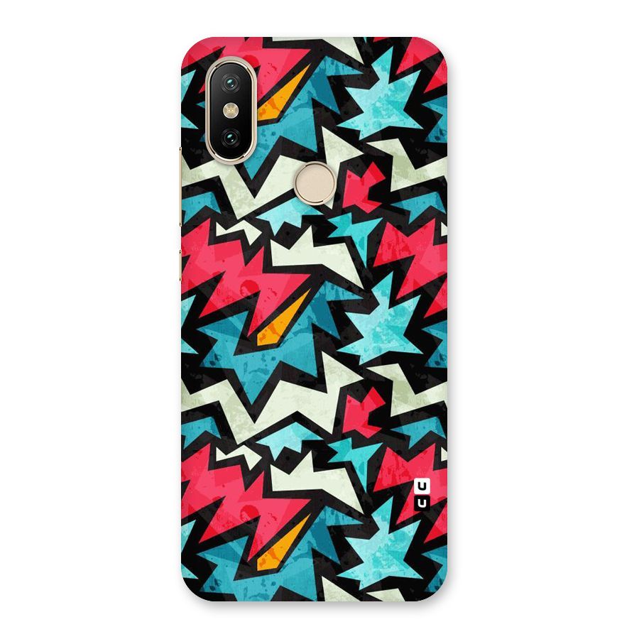 Electric Color Design Back Case for Mi A2