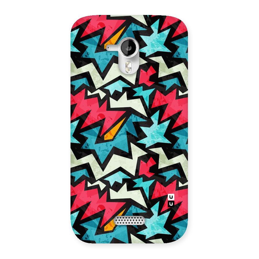 Electric Color Design Back Case for Micromax Canvas HD A116