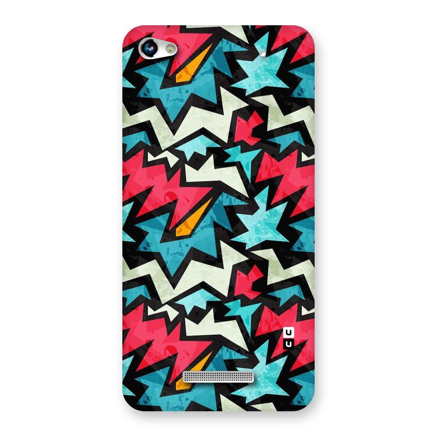 Electric Color Design Back Case for Micromax Hue 2