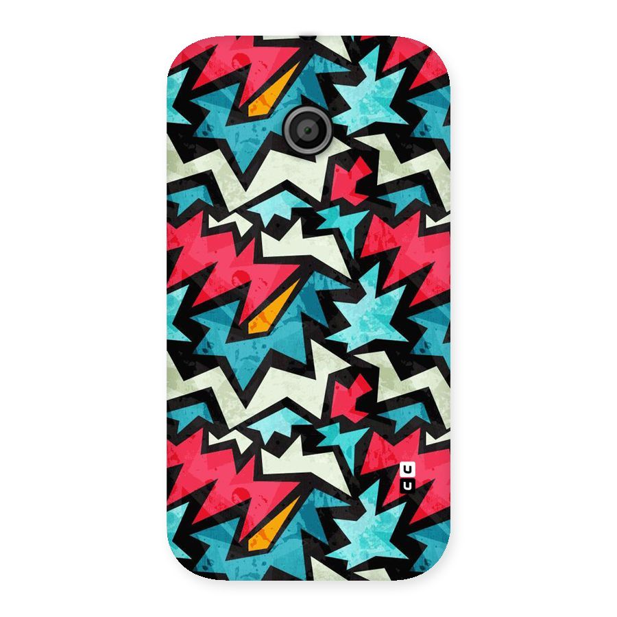 Electric Color Design Back Case for Moto E