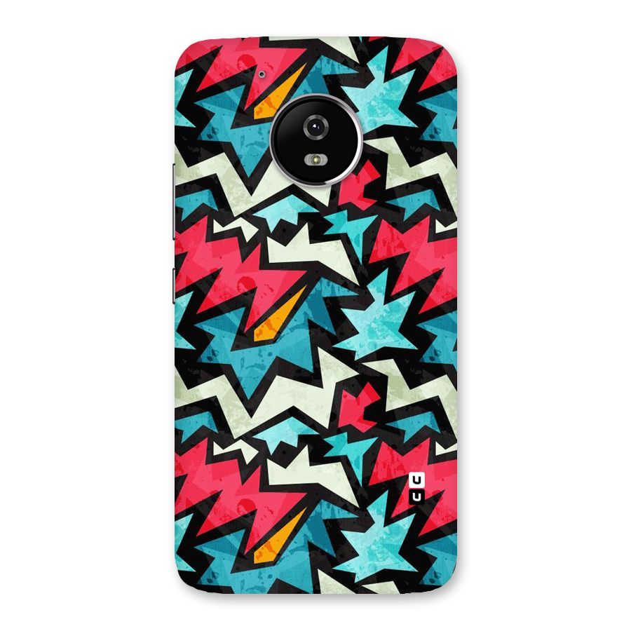 Electric Color Design Back Case for Moto G5