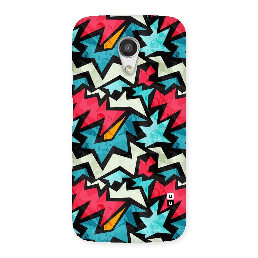 Electric Color Design Back Case for Moto G 2nd Gen