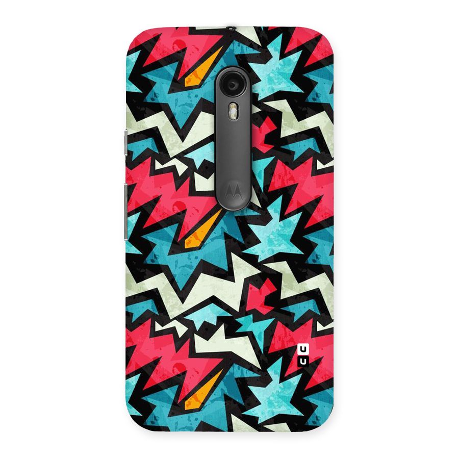 Electric Color Design Back Case for Moto G Turbo