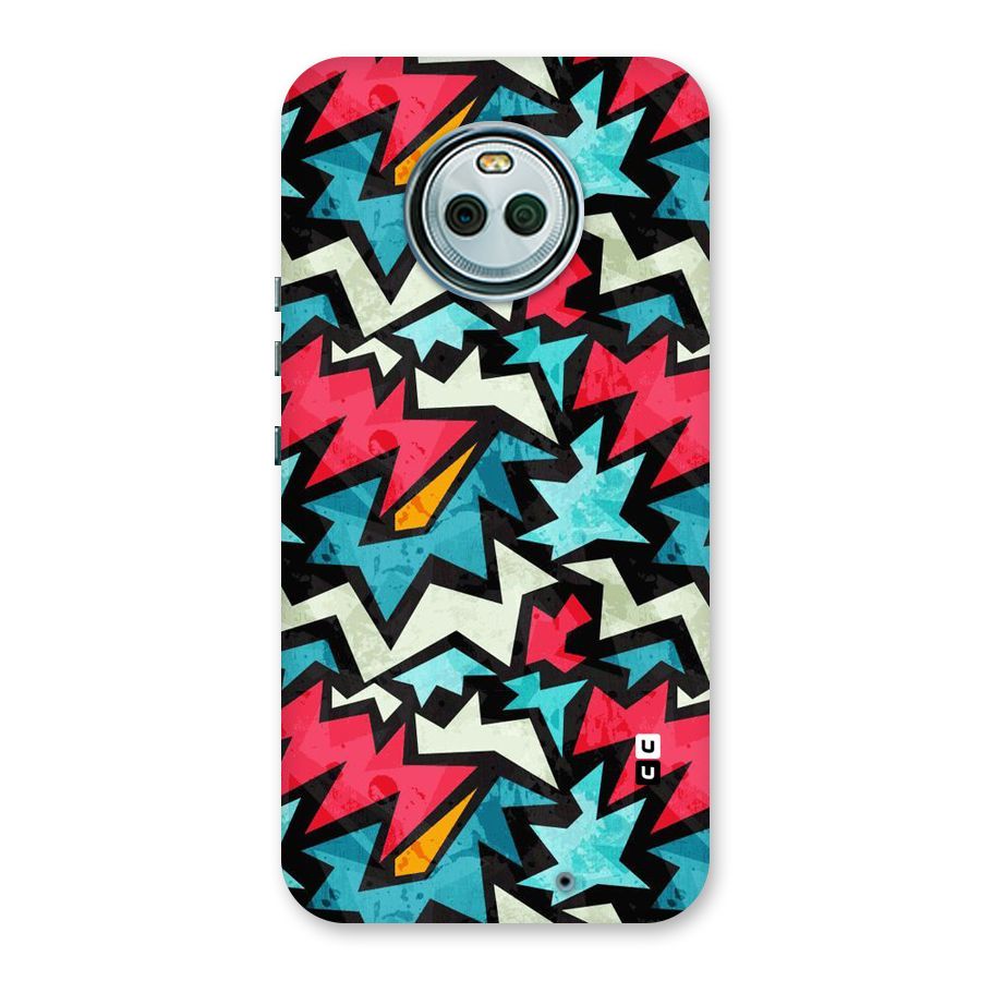 Electric Color Design Back Case for Moto X4