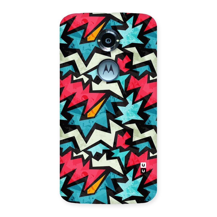 Electric Color Design Back Case for Moto X 2nd Gen