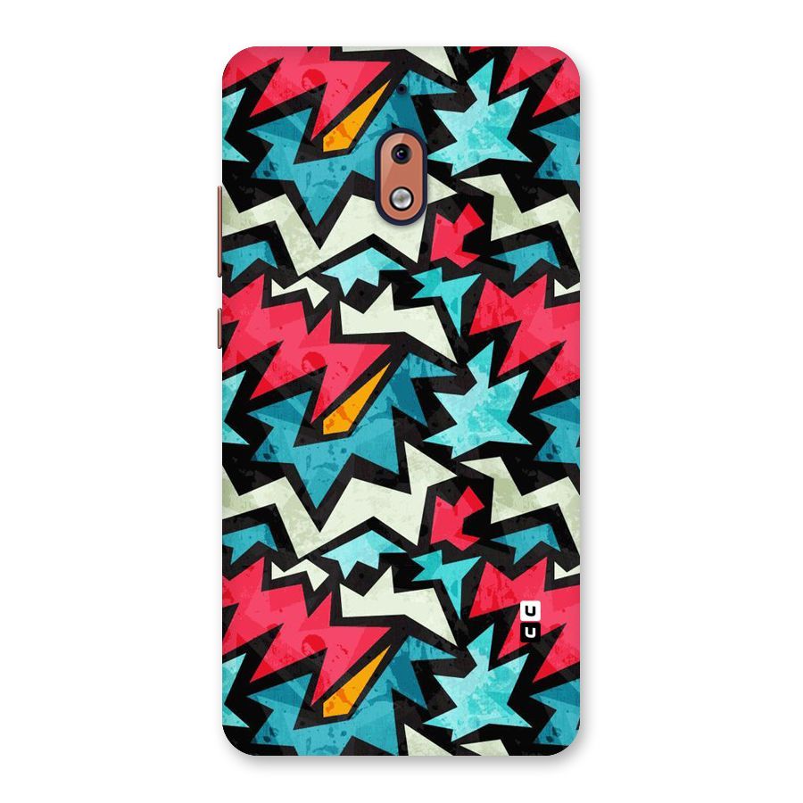Electric Color Design Back Case for Nokia 2.1