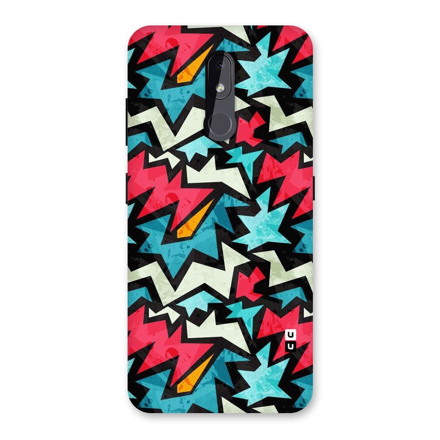 Electric Color Design Back Case for Nokia 3.2