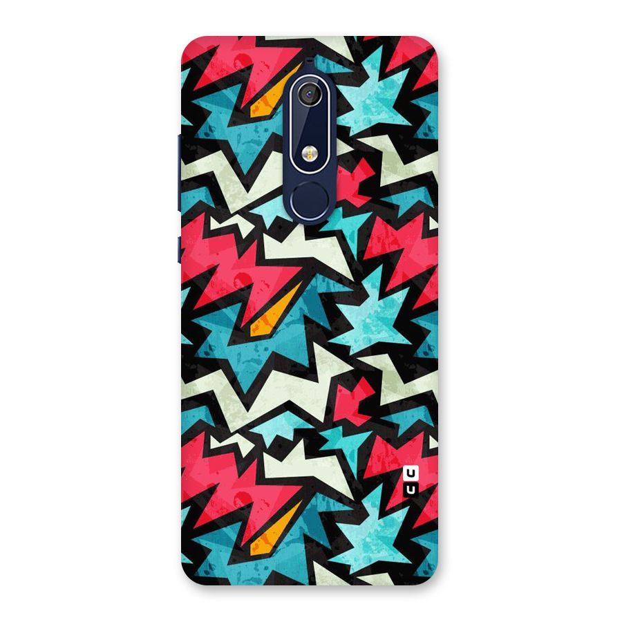 Electric Color Design Back Case for Nokia 5.1