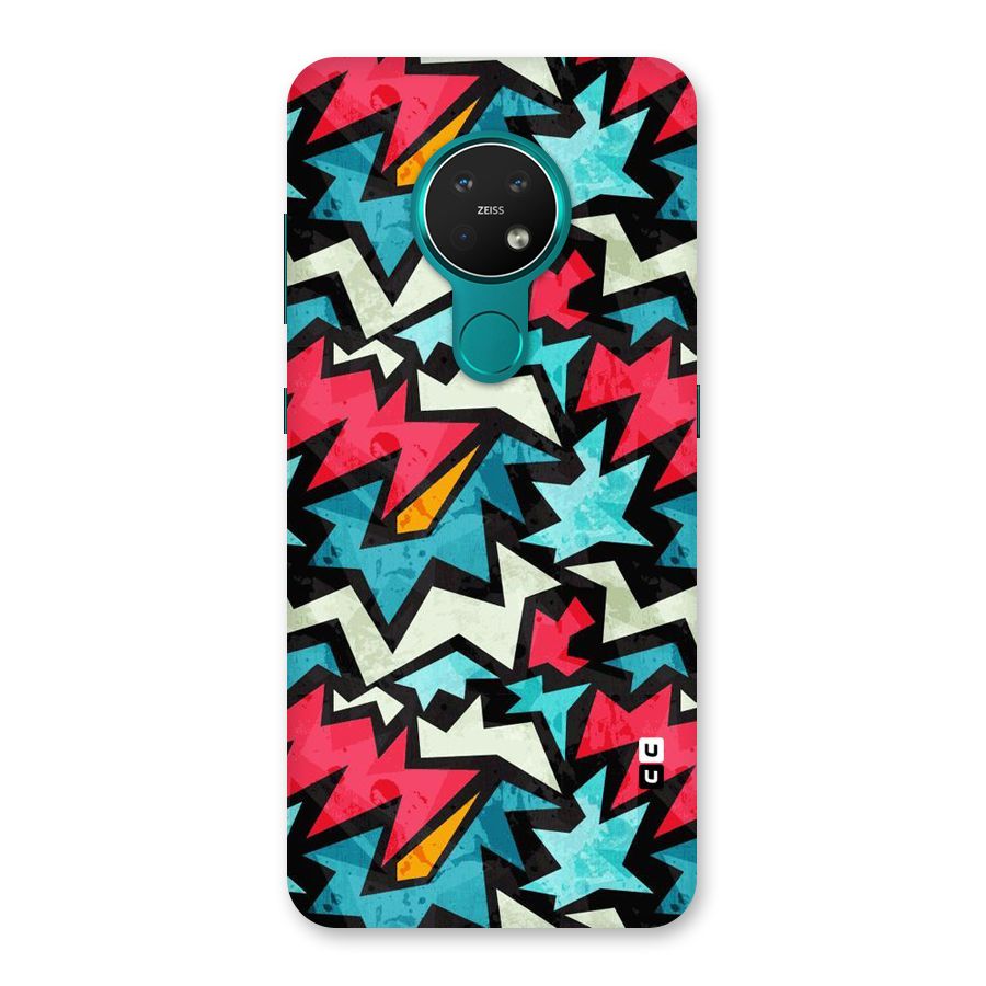 Electric Color Design Back Case for Nokia 7.2