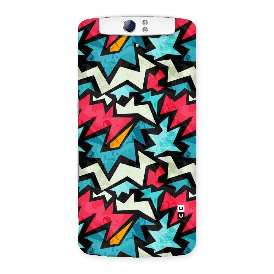 Electric Color Design Back Case for Oppo N1