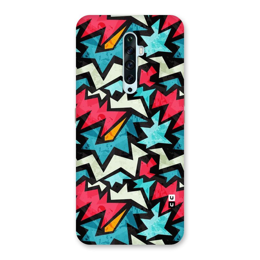 Electric Color Design Back Case for Oppo Reno2 F
