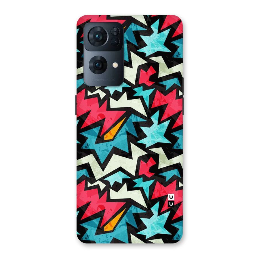 Electric Color Design Back Case for Oppo Reno7 Pro 5G