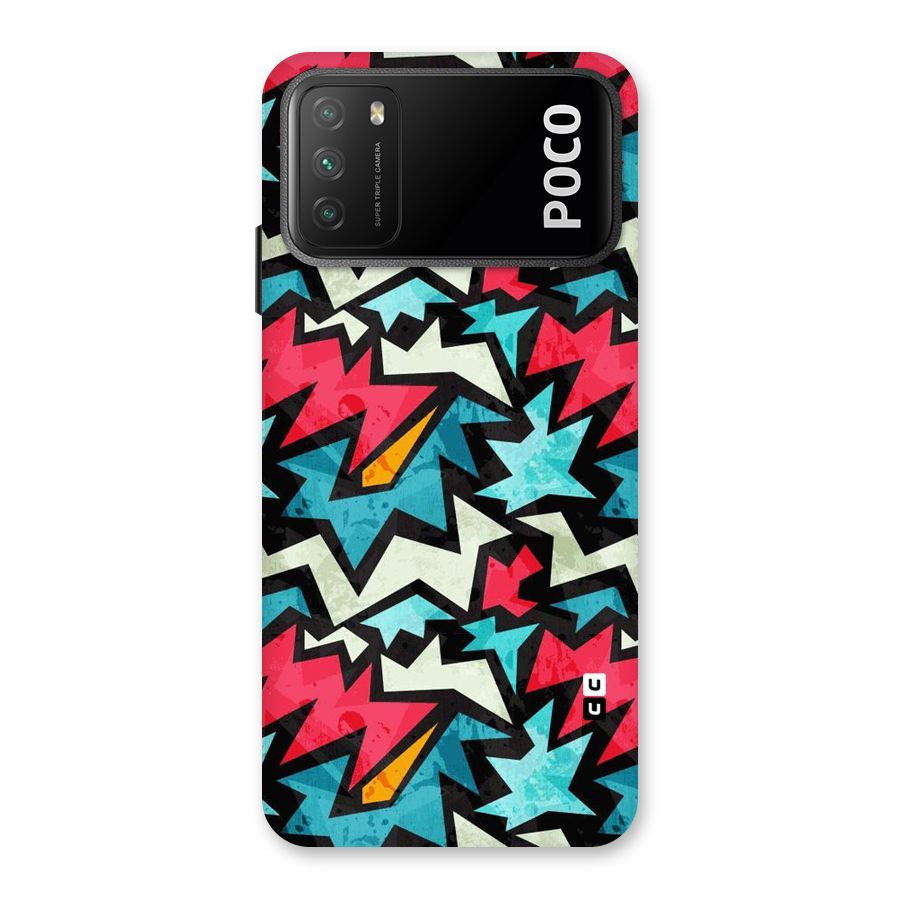 Electric Color Design Back Case for Poco M3